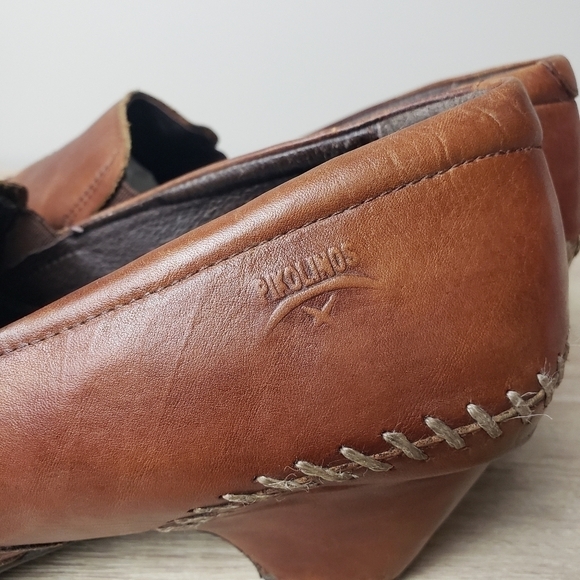 𝅺Womens Leather Pikolinos Square Toe Shoes *Flawed - Picture 8 of 12